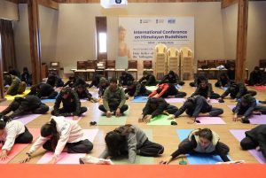 Day 9 of Yoga Session conducted at MIMC by Yoga Expert Rohit Rawat.