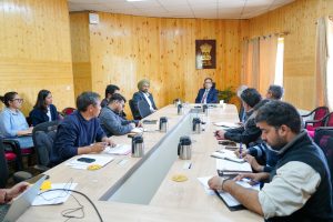 Chief Secretary reviews Leh Old Town upgradation and beautification plan.