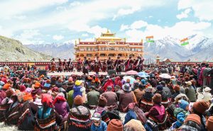 Large Turnout Recorded at Holy Relic Display, Photang Gompa Karsha.