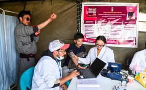 Health Camp Organized at Karsha Gompa During Sacred Holy Relics.