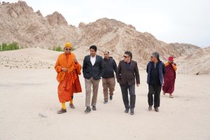 Secretary PWD inspects preparations at MIMC ahead of major Yoga celebration.