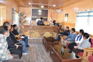 C Nubra hold meeting with Bank Managers of SBI Bank and J&K Bank Nubra.