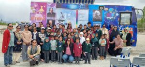 STEM Lab Bus Inspires Students at Kuzey School, Leh .