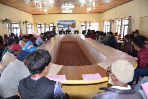 Tourism Dept., SBI RSETI Hold Skill & Entrepreneurship Camp in Drass; Youth, Homestay Owners Oriented on Registration and Training Opportunities.