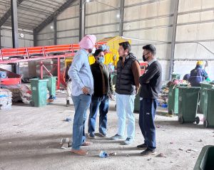 Commissioner/Secretary H&UD Ladakh Visits SWM Plant at Upper Kurbathang Kargil.