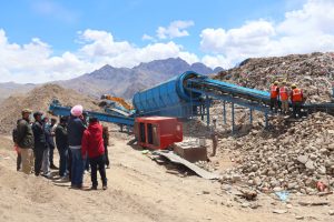 Commissioner Secretary PHE/I&FC Ladakh inspects Various Development Projects in Kargil.
