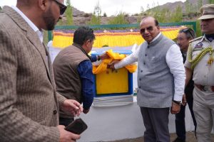 L-G VK Saxena operationalises Igoo–Phey Irrigation Canal in Leh, releases water to boost irrigation and water security