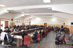 An interactive meeting with stakeholders associated with the tourism sector, including hotels, camping sites, resorts, and guest houses, was held today at the DC Conference Hall.