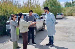 Mission Director NHM Ladakh Inspects PHC Thiksay and PHC Chuchot, Emphasizes Quality Healthcare Services.