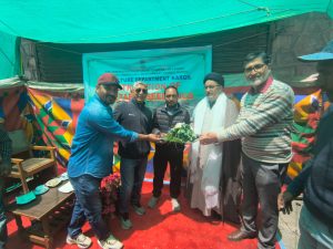 EC Agriculture, Aga Syed Mujtaba Launches Distribution of 10 Lakh Vegetable Seedlings in Kargil.