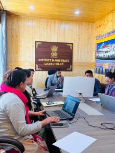 The Deputy Commissioner, Changthang, Nitish Rajora IAS, today chaired a review meeting of the Education Department.