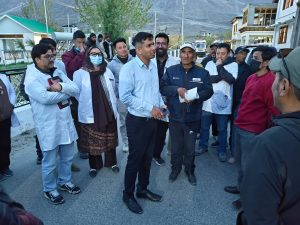 Mission Director NHM Ladakh Reviews Healthcare Services at CHC Zanskar.