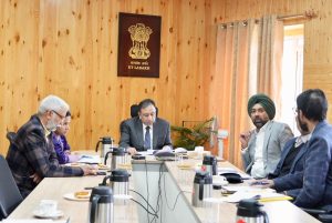 Chief Secretary reviews Deregulation and Ease of Doing Business initiatives in UT Ladakh.