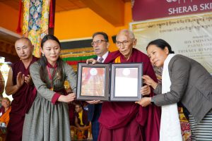 Chief Secretary Joins Grand Celebration of 84th Birthday of His Eminence Padma Shri Thiksey Rinpoche.