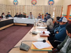 DC Zanskar Reviews Khidmat-e-Awaam Progress, Directs Swift Redressal of Public Grievances.