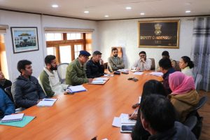 38th Meeting of District Level Committee under NCORD Mechanism and NMBA Held at Leh.