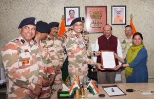 Historic MoU signed between ITBP Leh Frontier & Cooperatives Dept UT Ladakh for supply of essential food items through Cooperative Societies/FPOs/PACS.