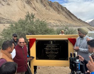L-G Vinai Kumar Saxena launches Sindhu Jal Samriddhi Abhiyan to address seasonal water scarcity in Ladakh.