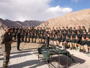 DG NCC VISIT TO LEH.