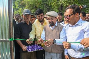 CEC Dr. Mohd Jaffer Akhoon Inaugurates Backyard Ornamental Fish Rearing Unit at Andoo and Fish Farm at Karkitchoo under PMMSY.