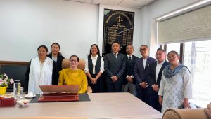 Hon’ble Justice Sindhu Sharma, Judge, High Court of J&K and Ladakh and the Executive Chairman, Ladakh Legal Services Authority visited the new District Court Complex, Melongthang, Leh,