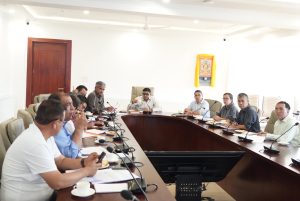 Administrative Secretary reviews implementation of SDP and State Sector Schemes.