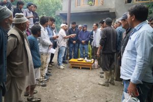 CEC Dr. Mohd. Jaffer Akhoon Visits Flash Flood-Affected Areas of Sankoo Sub-Division.