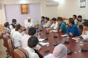 CEC Dr. Mohd Jaffer Akhoon Chairs Review Meeting on Flash Flood Situation.