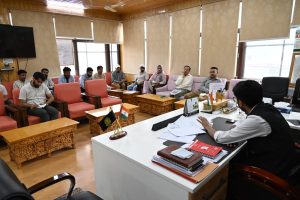 DC Kargil Reviews Progress of Jal Jeevan Mission and Swachh Bharat Mission in District Kargil.