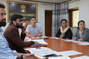 ADDC Leh Chairs MY Bharat District Advisory Committee Meeting.