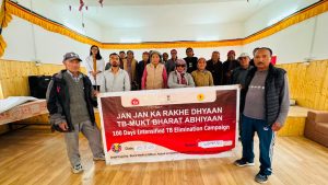 Jan Jan Rakhe Dhyan – TB Mukt Bharat Abhiyan 100-Day Campaign Conducted at Udmaru, Nubra.
