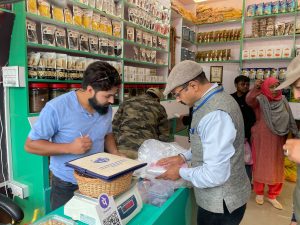 Plastic Ban Enforcement Drive Conducted in TSG Market.