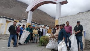 Cleanliness Drive Conducted at Diskit and Surrounding Areas.