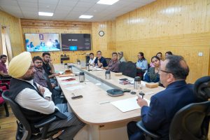 Chief Secretary reviews Functioning of Solid Resource Management Centres across UT Ladakh, Calls for Institutional Reforms and Standardised Waste Management System.
