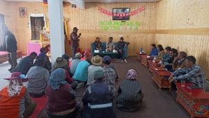 Public Interaction-cum-Awareness Programme Held at Vibrant Village Demjok.