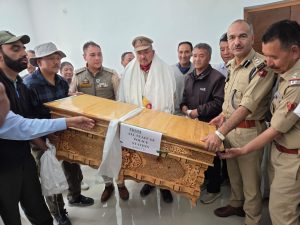 Khaltse, July 31, 2026: Distinguished 41-Year Career Concludes: Sub-Inspector Skarma Angchuk Retires from District Police