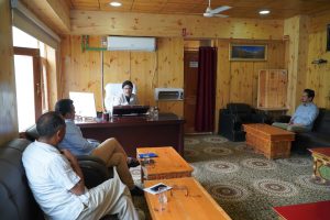 EC Aga Syed Mujtaba Musavi Reviews Brown Bear Conflict Situation, Stresses Coordinated Mitigation Measures.