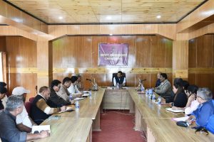 Department of Information and Public Relations, Nyoma, UT Ladakh DC Changthang Chairs Review Meeting on Independence Day Celebrations.