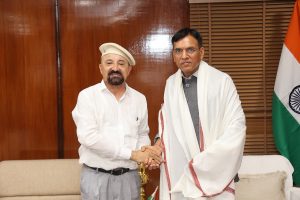 CEC LAHDC Kargil Calls on Hon’ble Union Minister Dr. Mansukh L. Mandaviya; Union Minister Accepts Invitation as Chief Guest for Suru Summer Festival 2026.