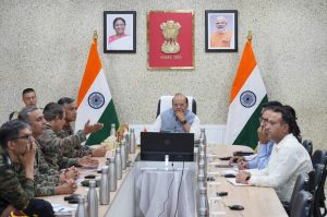L-G VK Saxena reviews preparedness to mitigate landslides and rockfalls in Ladakh.