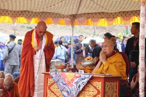 Historic Visit of His Holiness the 14th Dalai Lama to Mahabodhi International Meditation Centre.