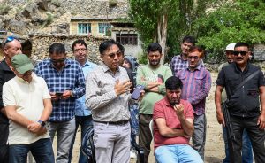 MP Ladakh Visits Cloudburst-Affected Karkit Badgam, Karkitchoo and Hardass, Assures Relief and Permanent Solutions.