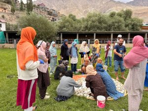 Tourism Department Kargil Organises Tiranga Rangoli Making Session under Har Ghar Tiranga Campaign 2026.