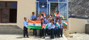 Har Ghar Tiranga Rallies Organised at Various Anganwadi Centres Across Sham District.