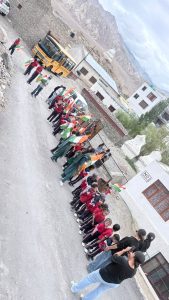Tiranga Rally Held at Alchi, Sham district.