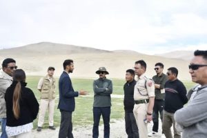 Deputy Commissioner Changthang Reviews Preparations for Nomadic Festival, Korzok.