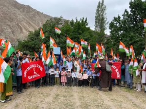 Har Ghar Tiranga Rally Organised at Saspol.