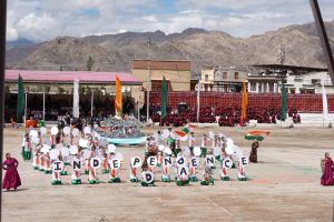 Full-Dress Rehearsal for 80th Independence Day Held at Leh.