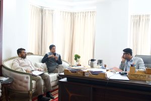 Administrative Secretary PD&MD reviews Plan for Development of Wayside Amenities Across Ladakh.