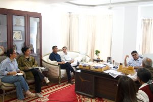 Administrative Secretary reviews Preparations for Seabuckthorn Conference in Ladakh.